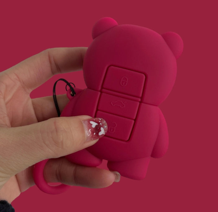Strawberry Bear Key Protective Shell