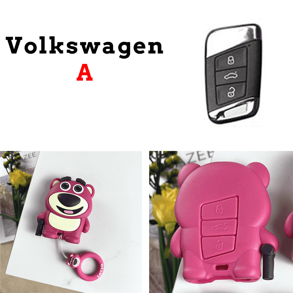 Strawberry Bear Key Protective Shell