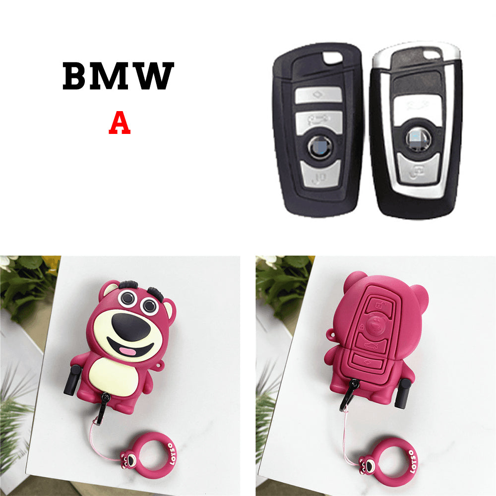 Strawberry Bear Key Protective Shell