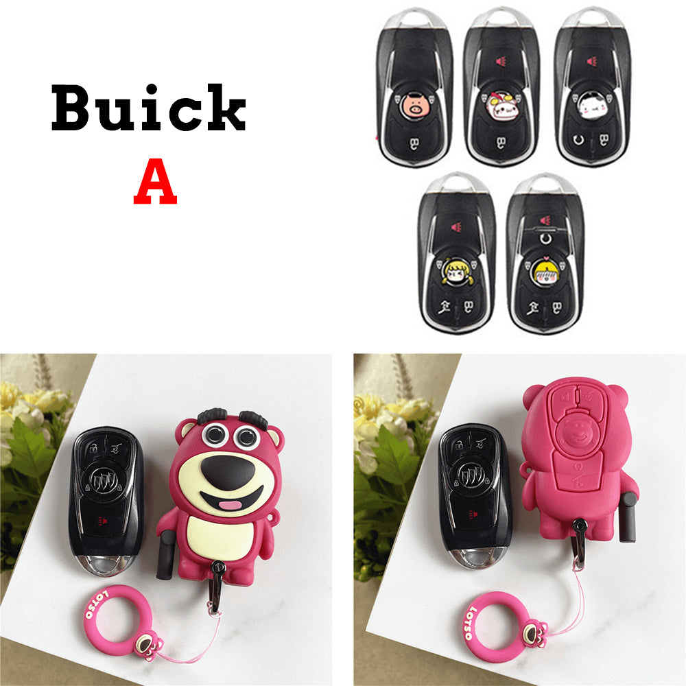 Strawberry Bear Key Protective Shell