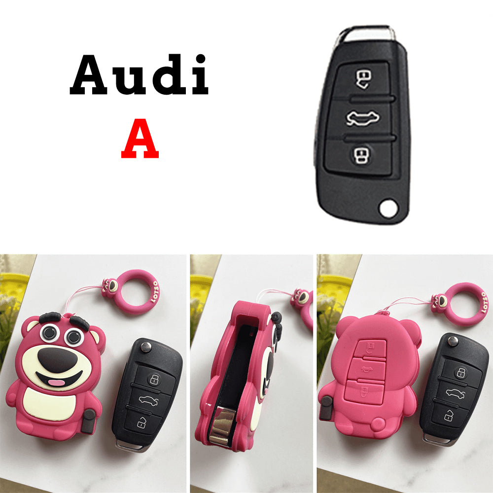 Strawberry Bear Key Protective Shell