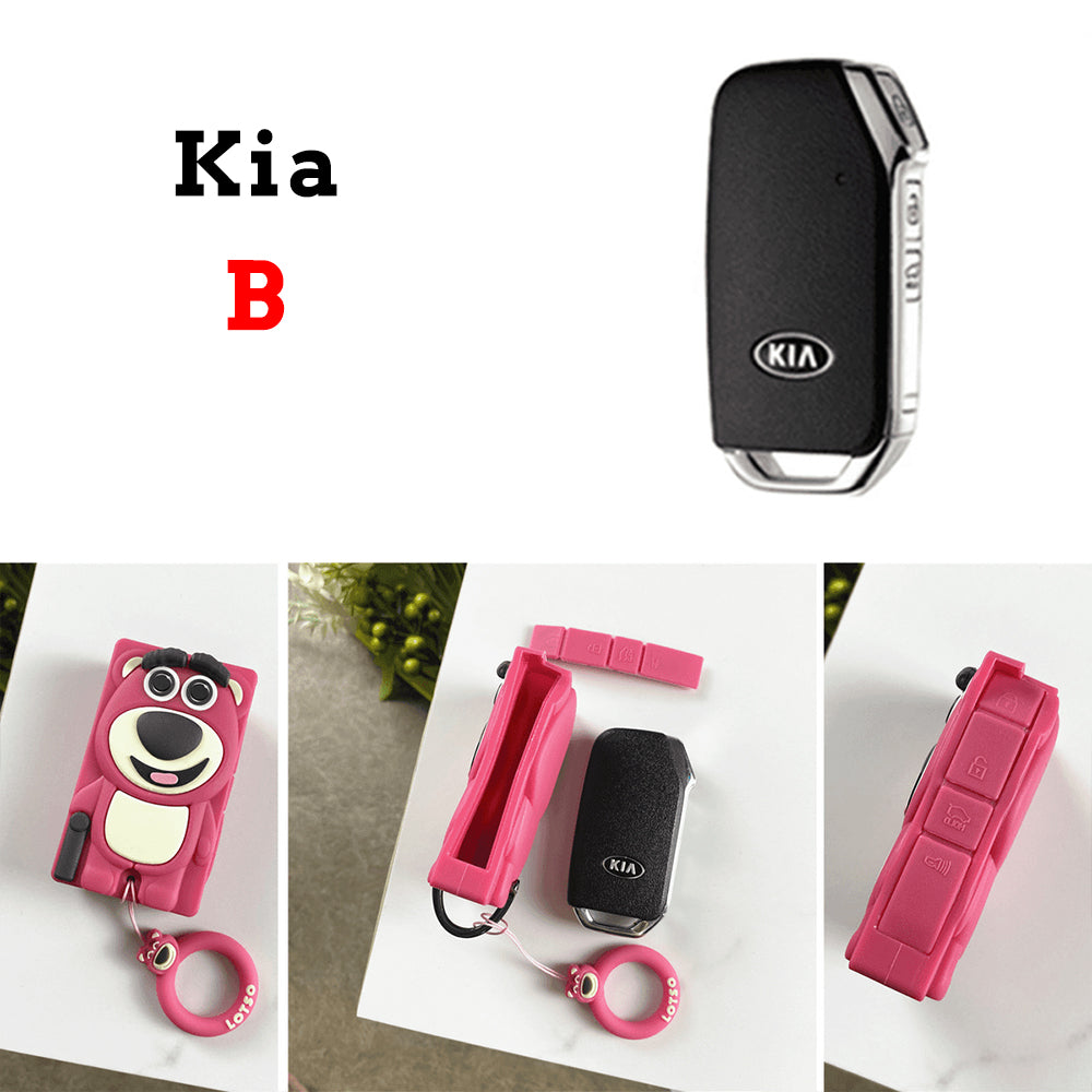 Strawberry Bear Key Protective Shell