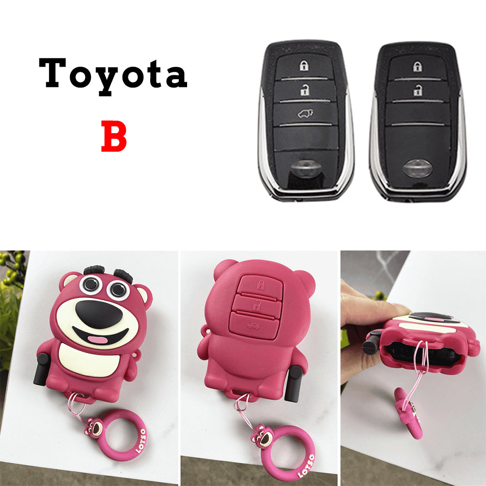 Strawberry Bear Key Protective Shell