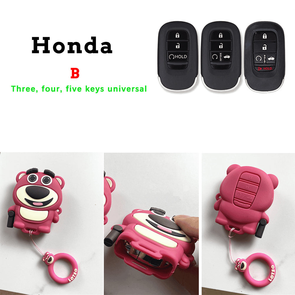 Strawberry Bear Key Protective Shell