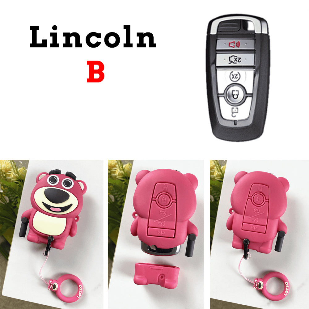 Strawberry Bear Key Protective Shell