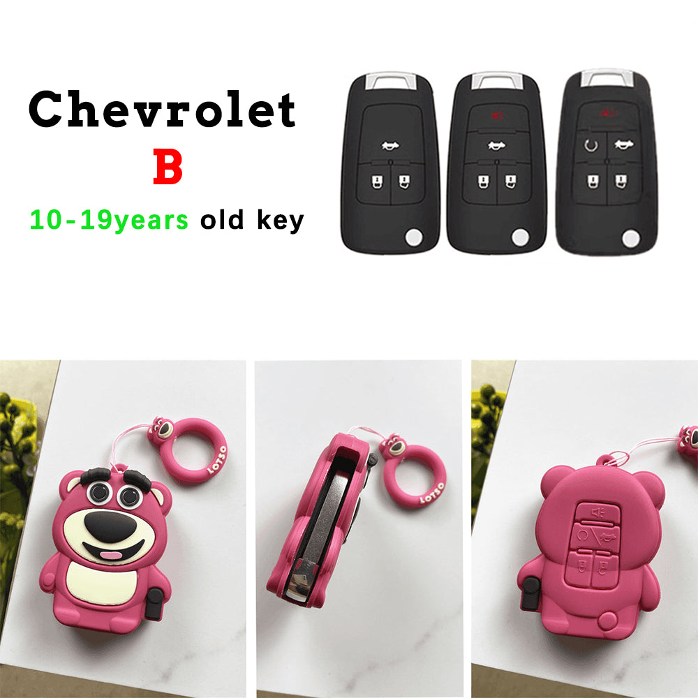 Strawberry Bear Key Protective Shell