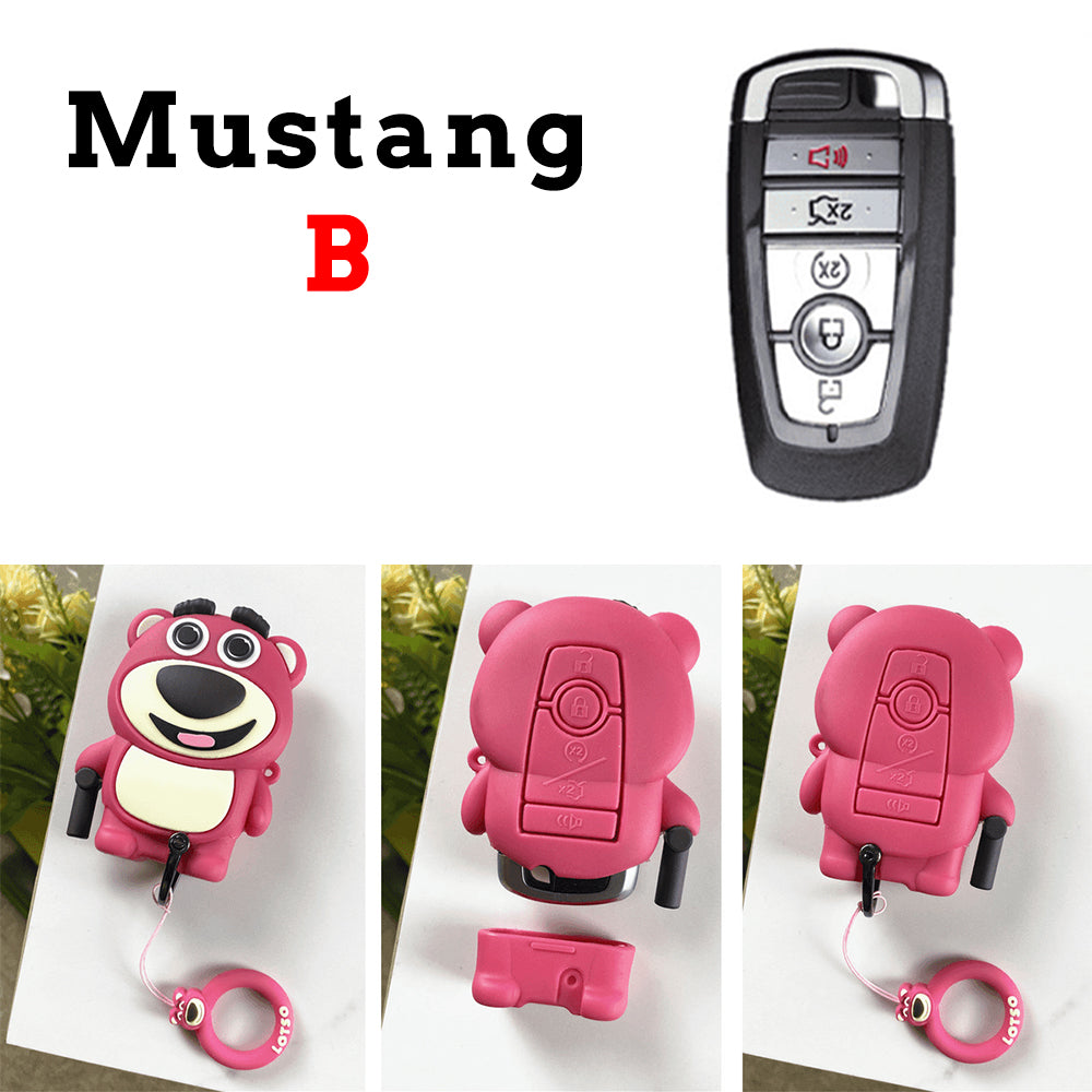 Strawberry Bear Key Protective Shell