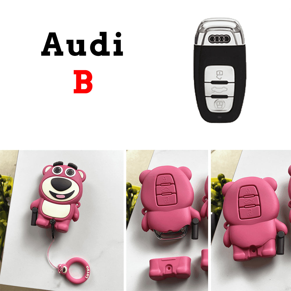 Strawberry Bear Key Protective Shell