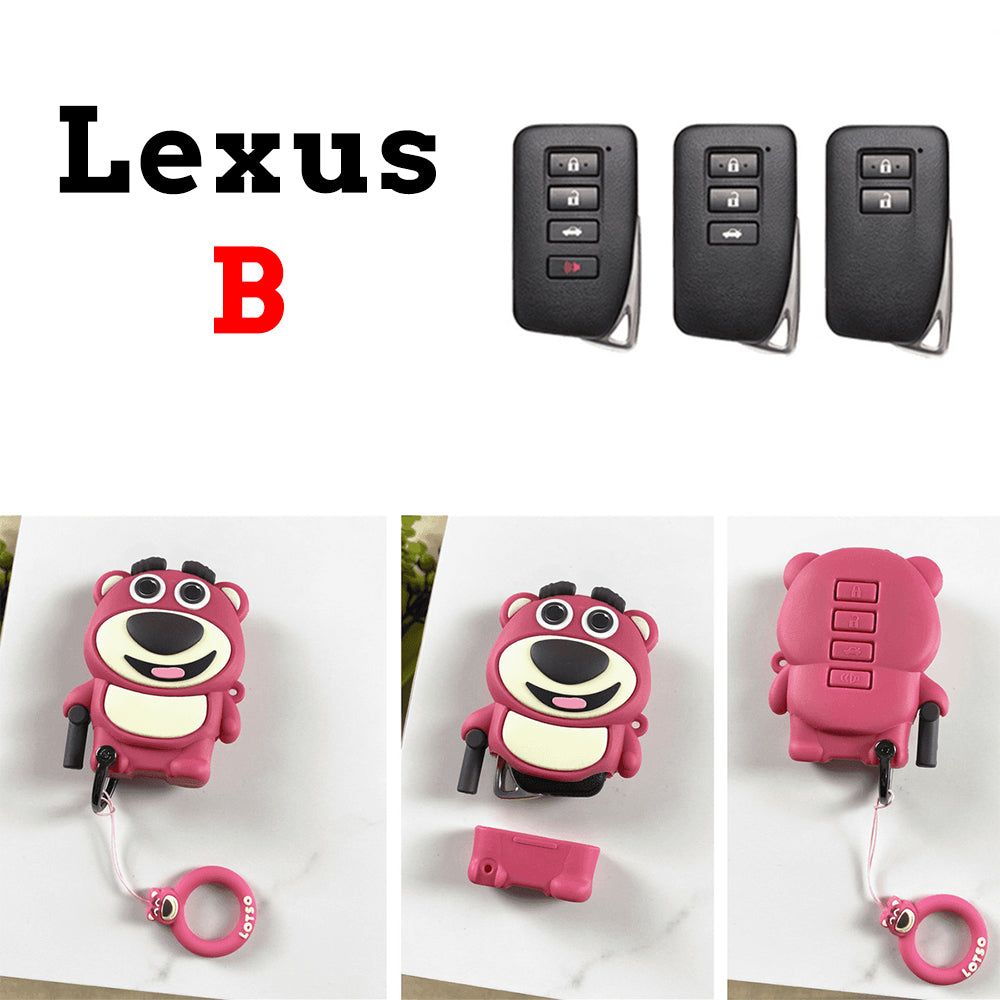 Strawberry Bear Key Protective Shell