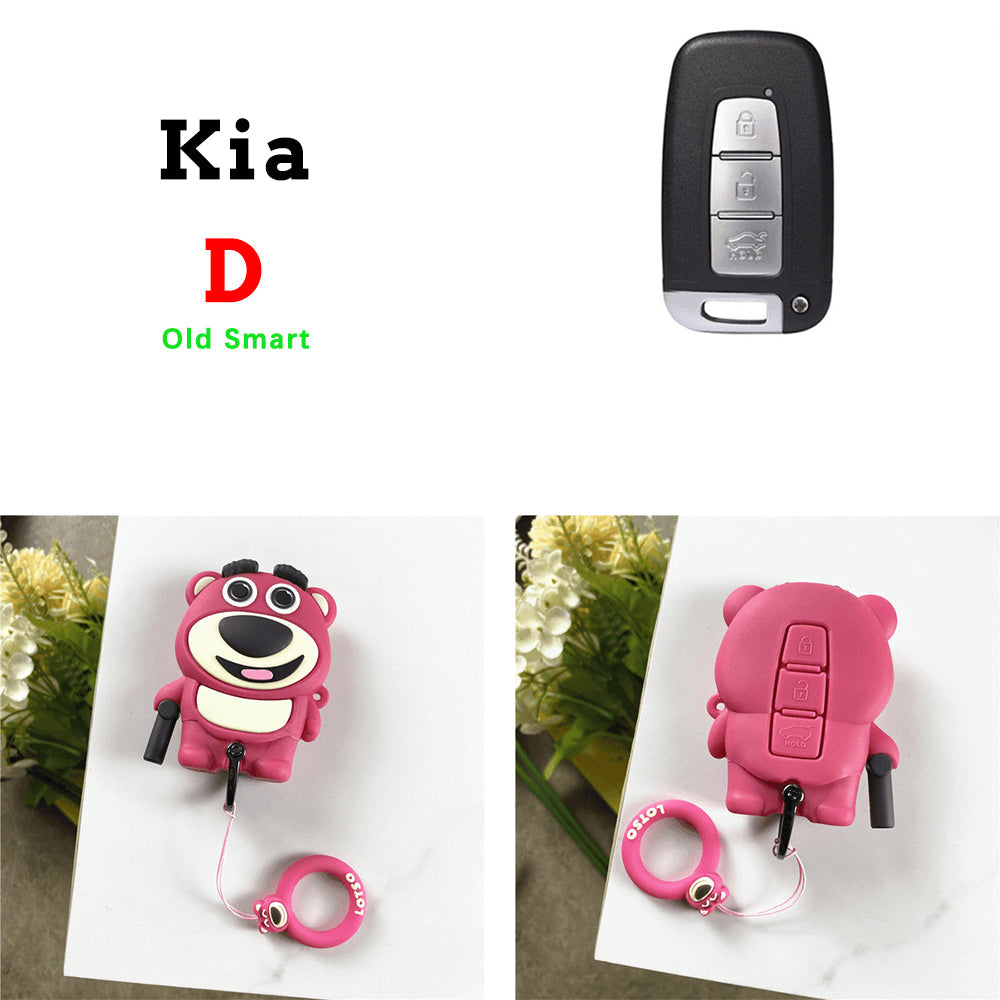 Strawberry Bear Key Protective Shell