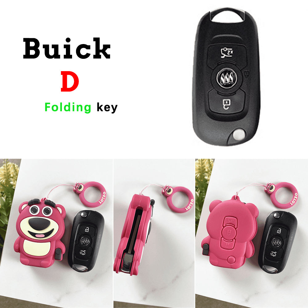 Strawberry Bear Key Protective Shell