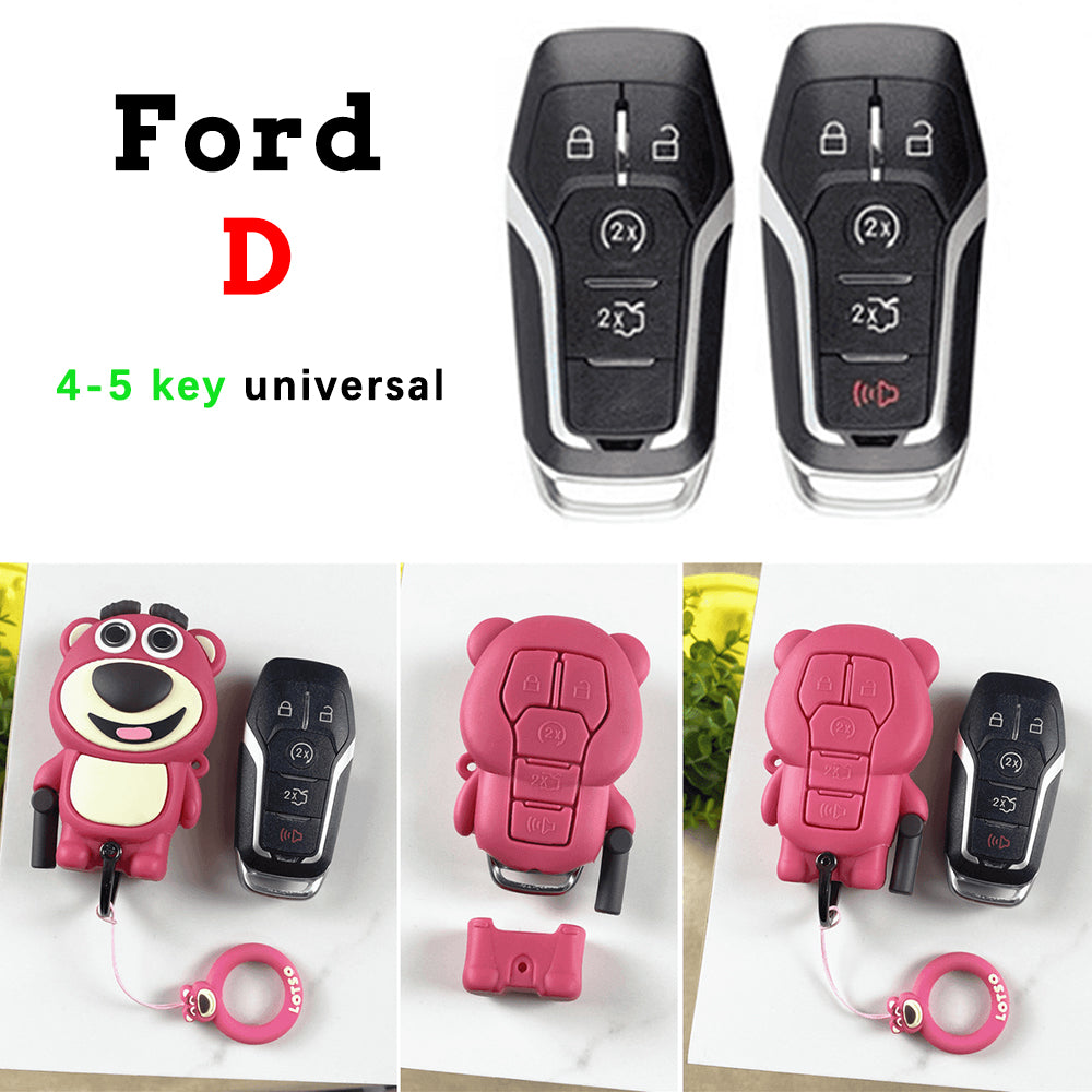 Strawberry Bear Key Protective Shell