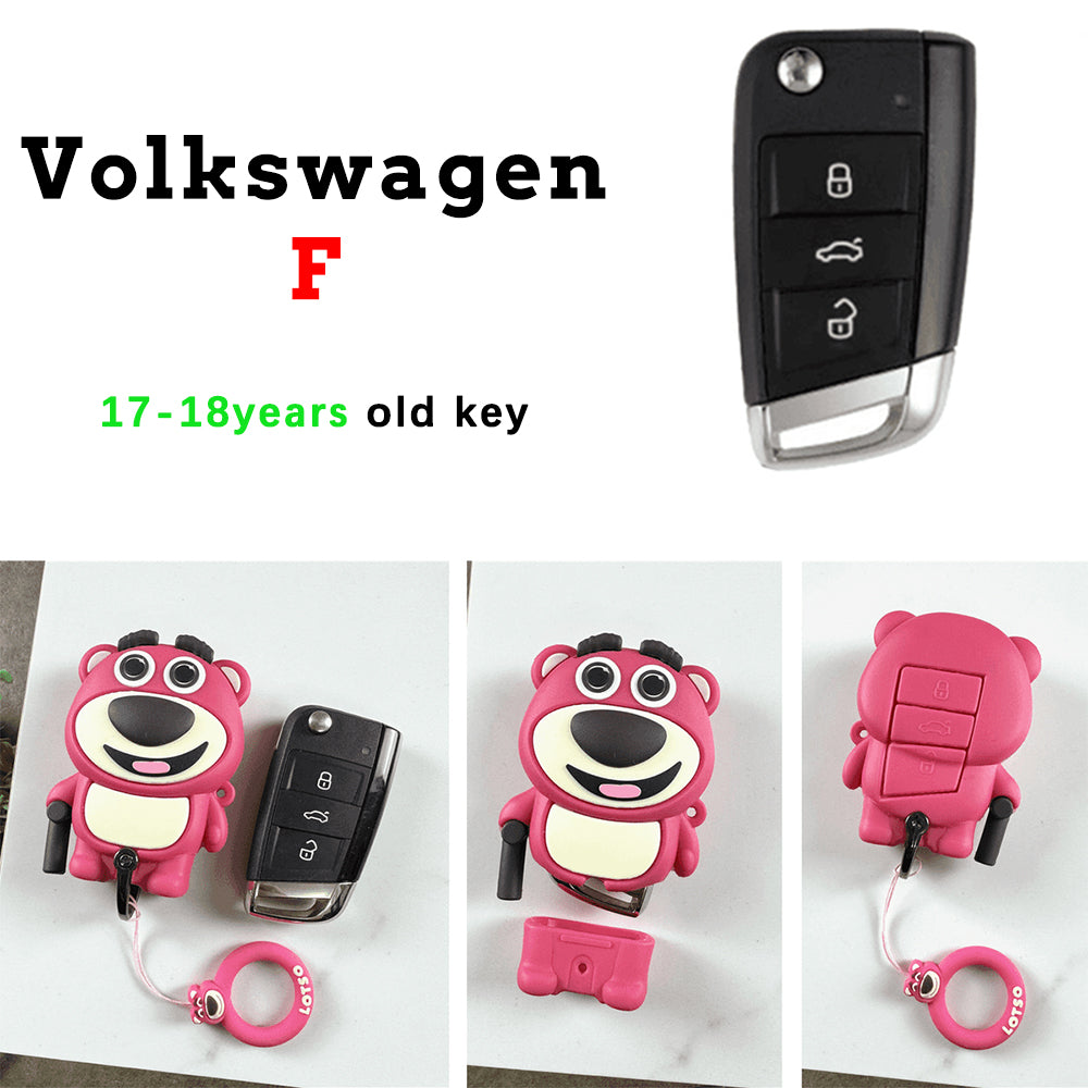 Strawberry Bear Key Protective Shell