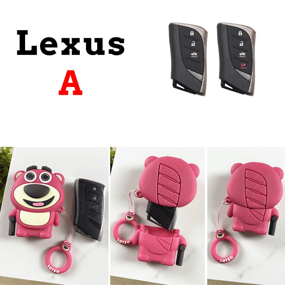 Strawberry Bear Key Protective Shell