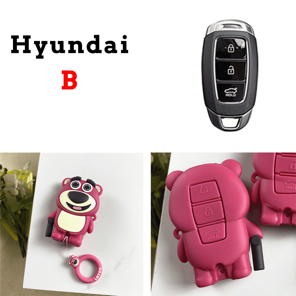 Strawberry Bear Key Protective Shell