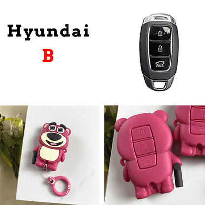 Strawberry Bear Key Protective Shell