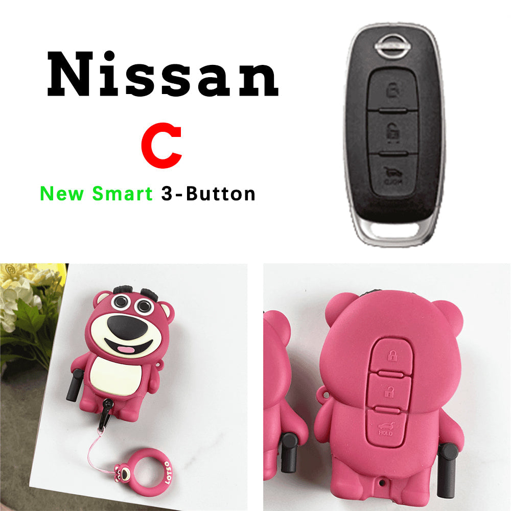 Strawberry Bear Key Protective Shell