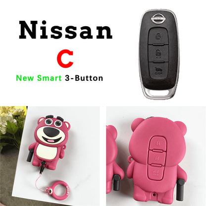 Strawberry Bear Key Protective Shell