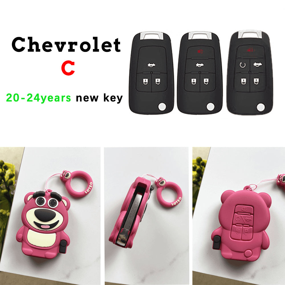 Strawberry Bear Key Protective Shell
