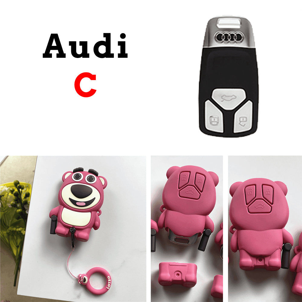 Strawberry Bear Key Protective Shell